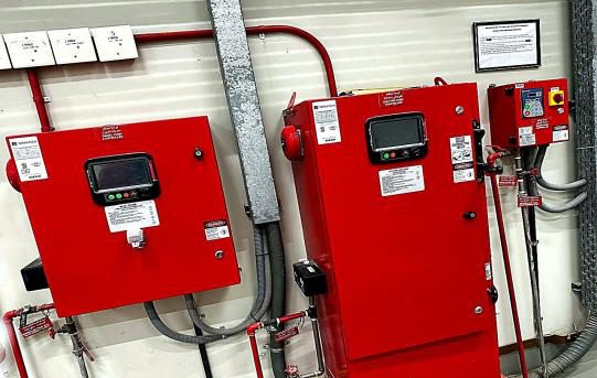 Fire pump controller panels